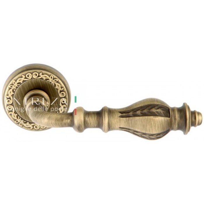 Дверная ручка Extreza EVITA (Эвита) 301 на розетке R06 матовая бронза F03