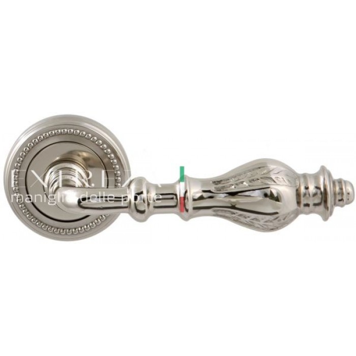 Дверная ручка Extreza EVITA (Эвита) 301 на розетке R03 полированный никель F21