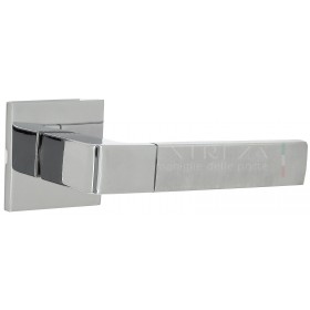 Дверная ручка Extreza Hi-Tech FIORE (Фьоре) 110 R11 полированный хром / хром F04/F05