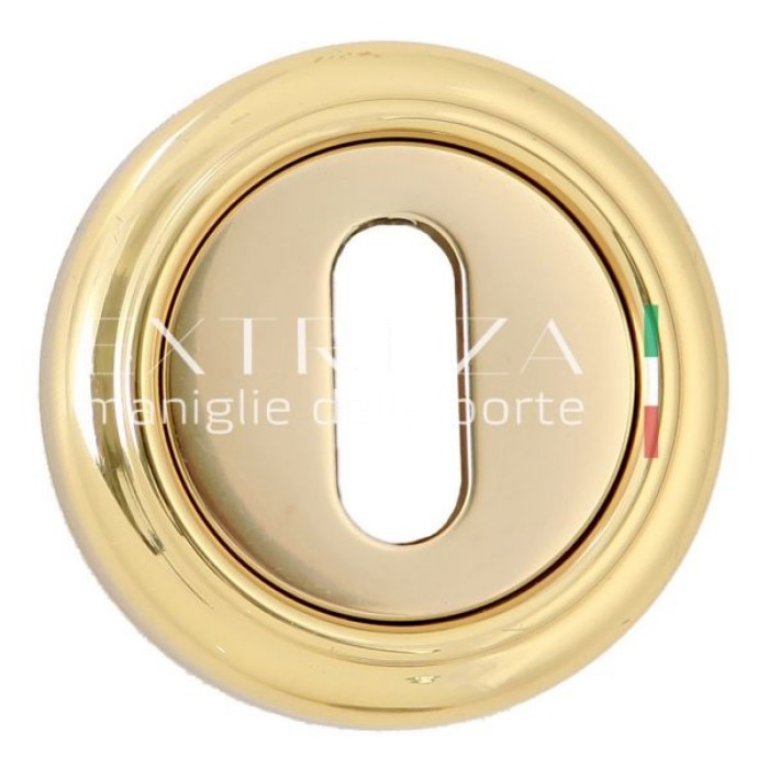 Накладка дверная под ключ буратино Extreza KEY R01 полированное золото F01