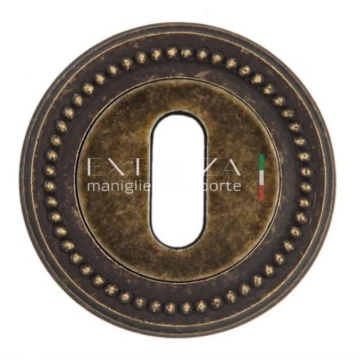 Накладка дверная под ключ буратино Extreza KEY R03 античная бронза F23