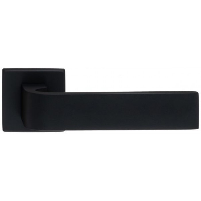Дверная ручка Extreza Hi-tech SLIM SOUND (Саунд) 106 на квадратной розетке R11 черный F22