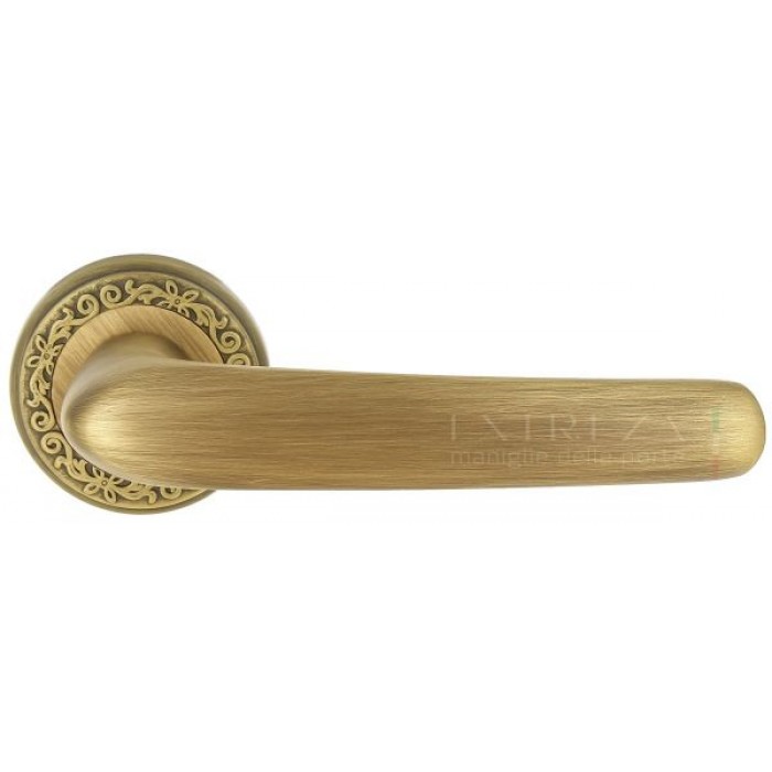 Дверная ручка Extreza MONACO (Монако) 330 на розетке R06 матовая бронза F03