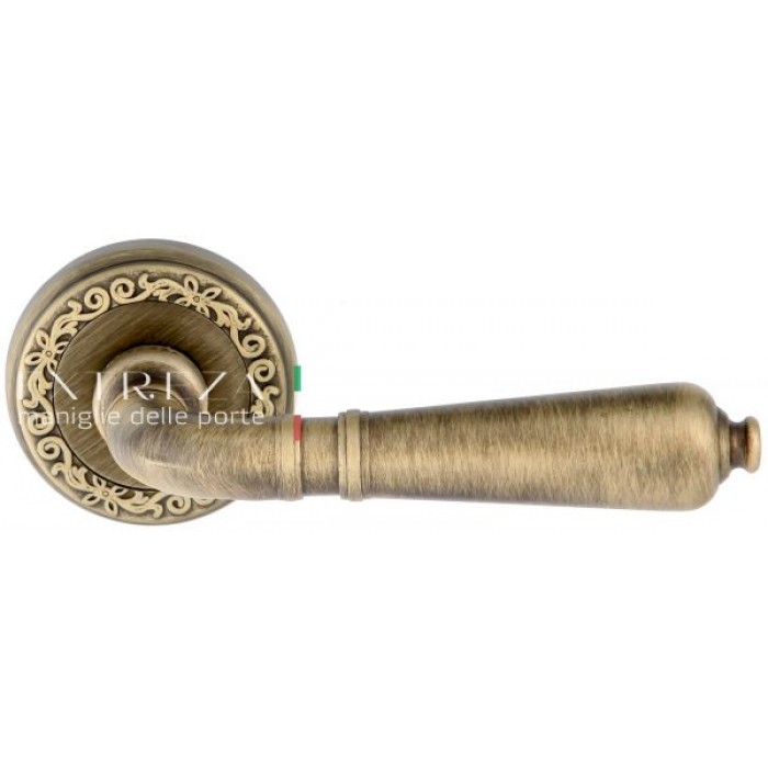 Дверная ручка Extreza PETRA (Петра) 304 на розетке R06 матовая бронза F03