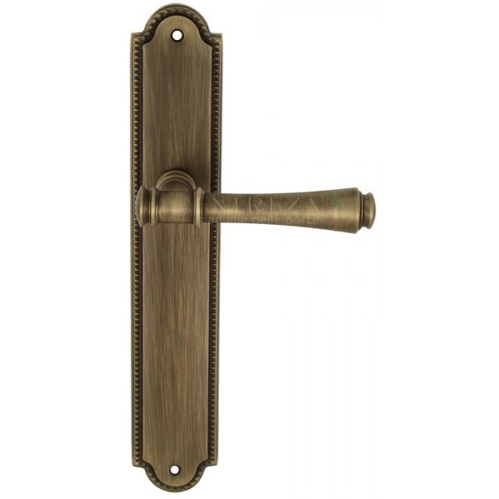 Дверная ручка Extreza PIERO (Пиеро) 326 на планке PL03 матовая бронза F03