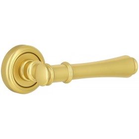 Дверная ручка Extreza PIERO (Пиеро) 326 на розетке R01 французское золото F58