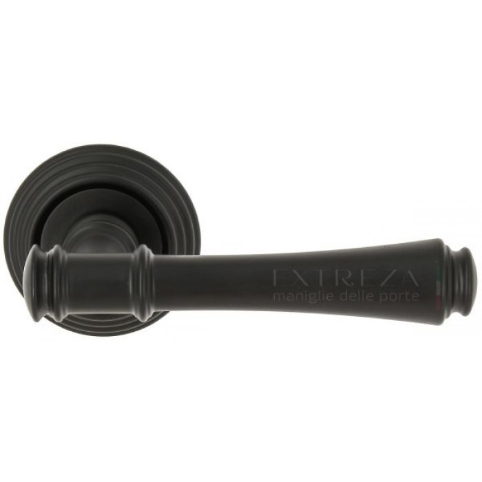 Дверная ручка Extreza PIERO (Пиеро) 326 на розетке R05 черный F22