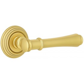 Дверная ручка Extreza PIERO (Пиеро) 326 на розетке R05 французское золото F58