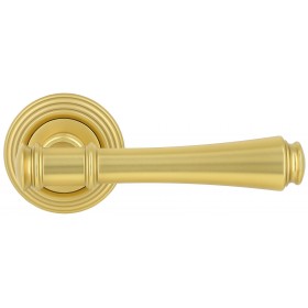 Дверная ручка Extreza PIERO (Пиеро) 326 на розетке R05 французское золото F58