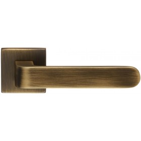Дверная ручка Extreza Hi-tech Slim RUBI 121 на розетке R11 матовая бронза F03