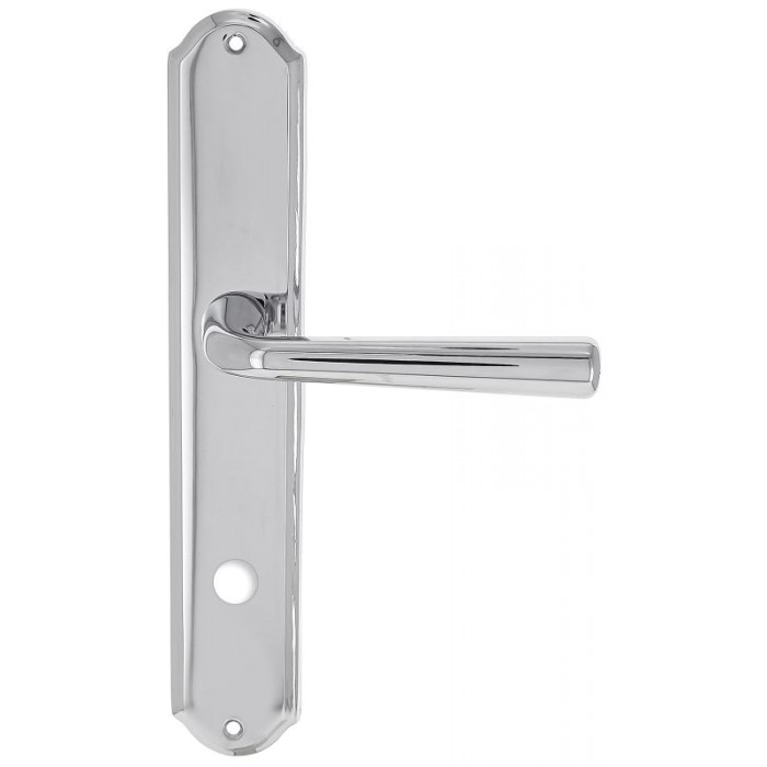 Дверная ручка Extreza SANDRO (Сандро) 332 на планке PL01 WC полированный хром F04