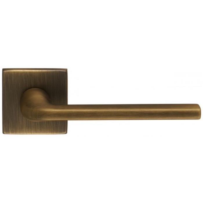 Дверная ручка Extreza Hi-Tech Slim TERNI (Терни) 320 на квадратной розетке R11 матовая бронза F03