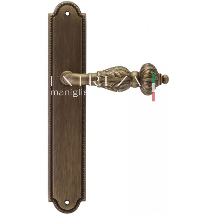 Дверная ручка Extreza TESLA (Тесла) 315 на планке PL03 матовая бронза F03