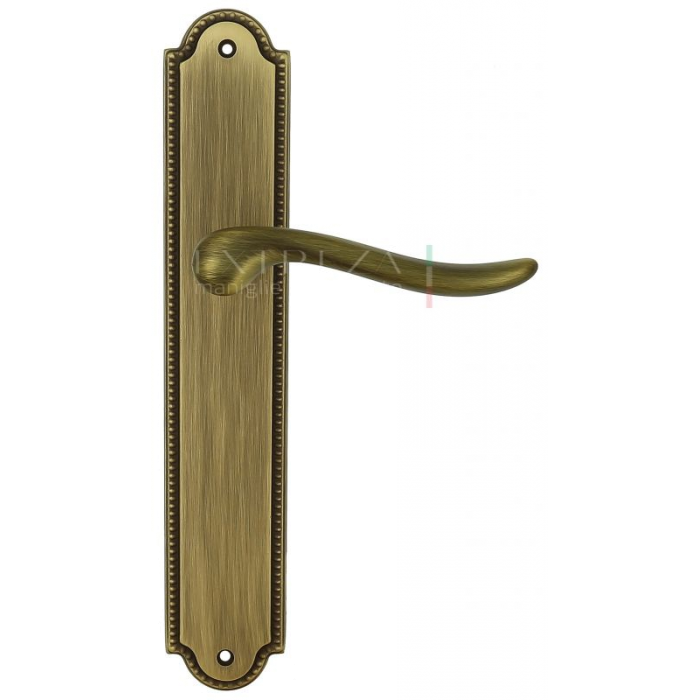 Дверная ручка Extreza TOLEDO (Толедо) 323 на планке PL03 матовая бронза F03