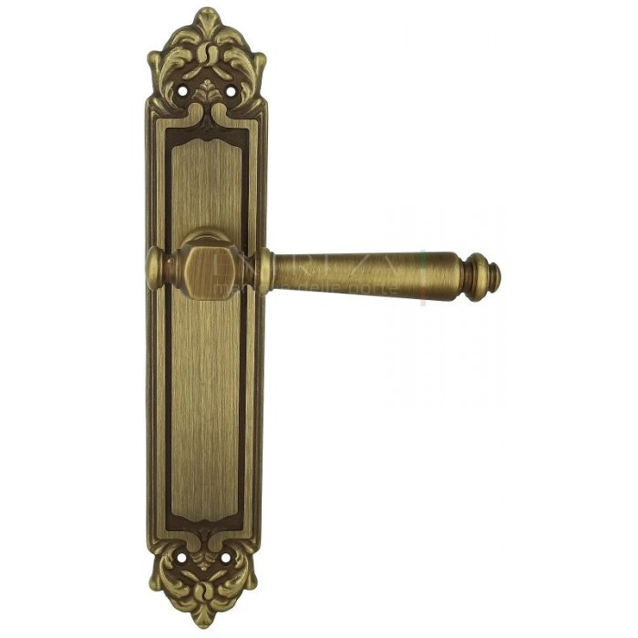 Дверная ручка Extreza VERONIKA (Вероника) 325 на планке PL02 матовая бронза F03