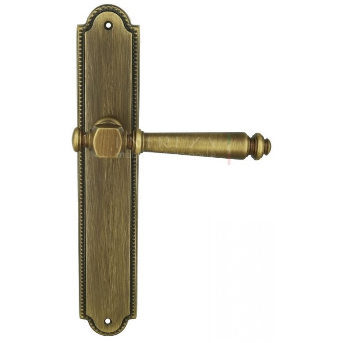 Дверная ручка Extreza VERONIKA (Вероника) 325 на планке PL03 матовая бронза F03