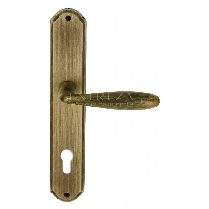 Дверная ручка Extreza VIGO (Виго) 324 на планке PL01 CYL матовая бронза F03