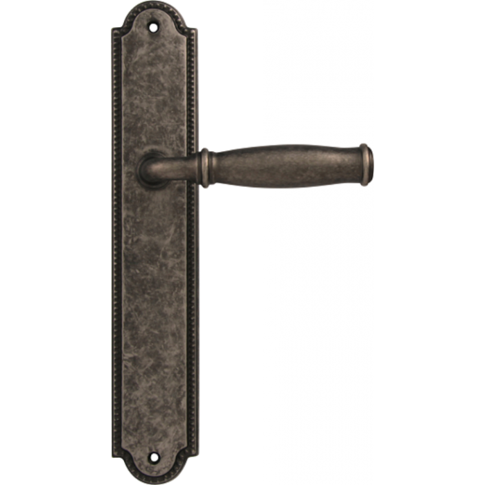 Дверная ручка на планке Melodia 266/458 Pass Isabel Античное серебро