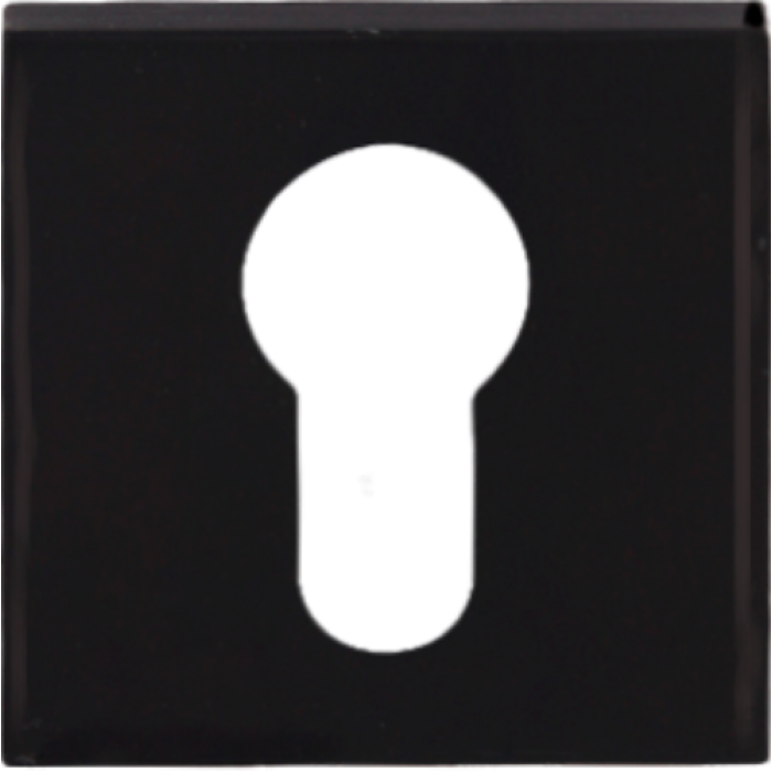 Накладка под цилиндр Forme квадратная Черный (50PVC)