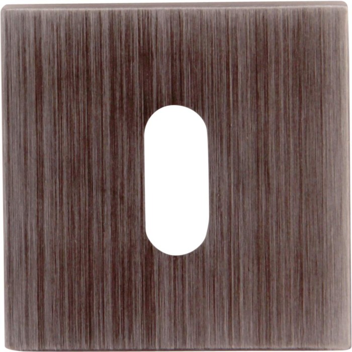 Накладка под кабинетный ключ Forme Cab квадратная Затемненное серебро (FIXA)