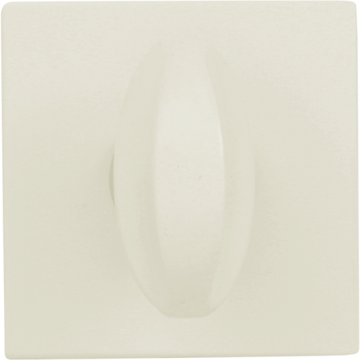 Завертка сантехническая Forme квадратная Белый матовый (FIXA)
