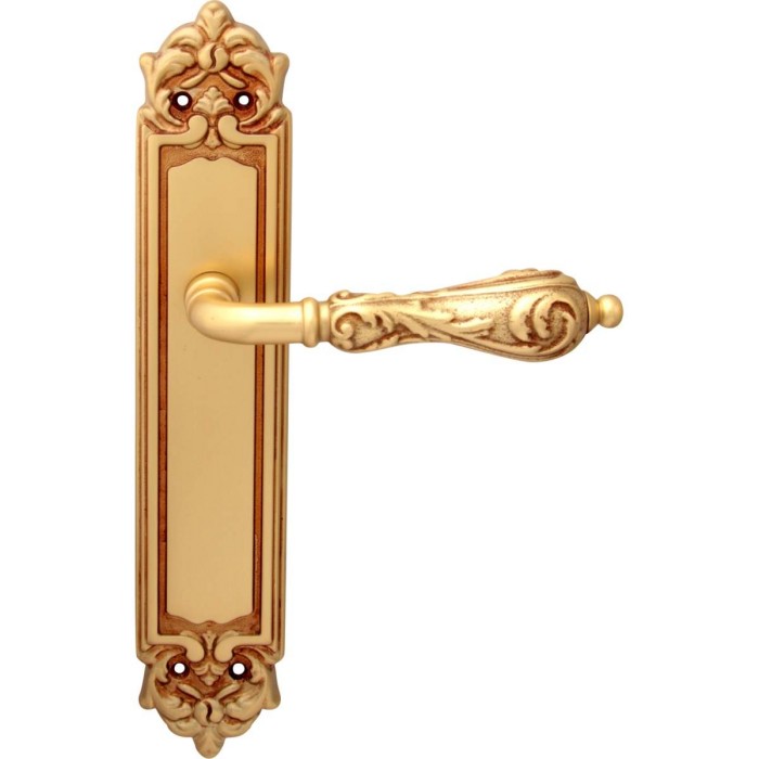 Дверная ручка на планке Melodia 229 Pass Libra Французское золото