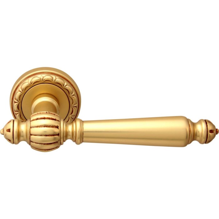 Дверная ручка на розетке Melodia 235D Mirella Французское золото