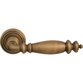 Дверная ручка на розетке 403 V Siena brass Матовая бронза