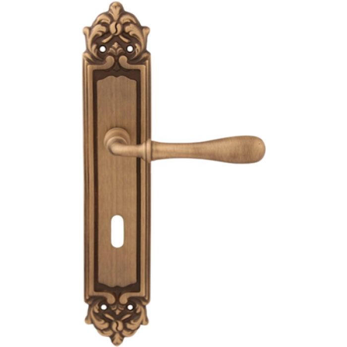 Дверная ручка на планке Melodia 294/229 Cab Beta Матовая бронза