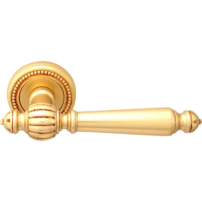 Дверная ручка на розетке Melodia 235L Mirella Французское золото
