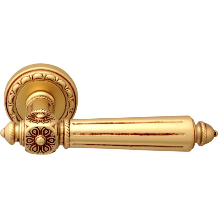 Дверная ручка на розетке Melodia 246 D Nike Французское золото