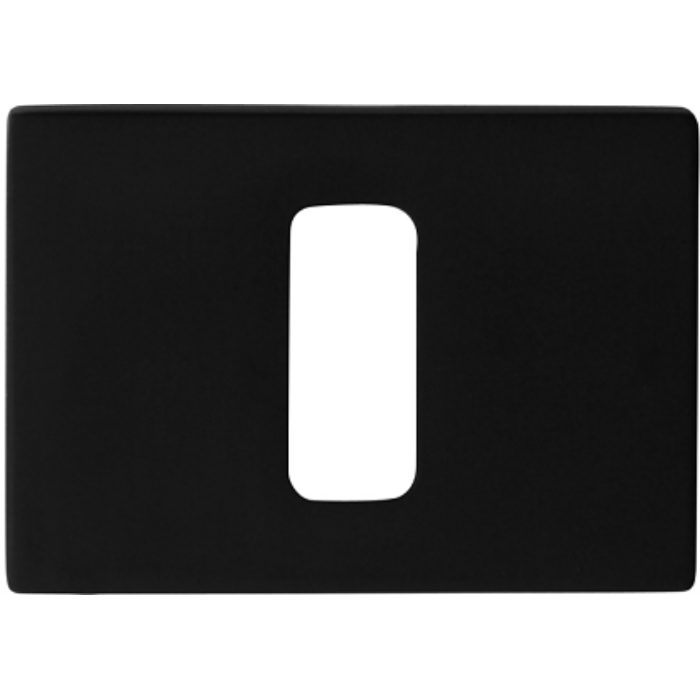 Накладка под кабинетный ключ Forme Cab квадратная Icon Черный матовый (Ric)