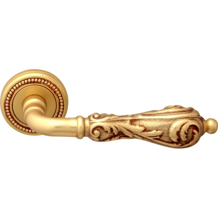 Дверная ручка на розетке Melodia 229 50L Libra Французское золото