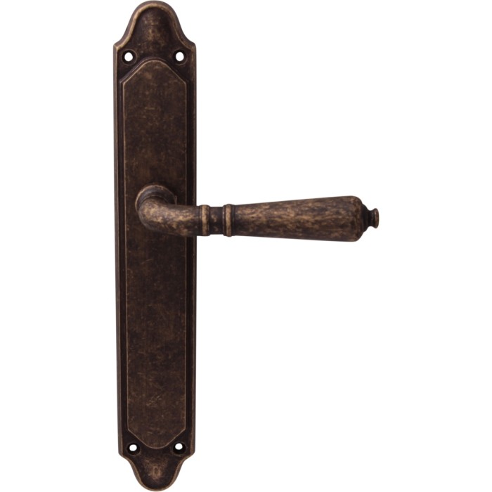 Дверная ручка на планке Melodia 130/158 Pass Antik Античная бронза