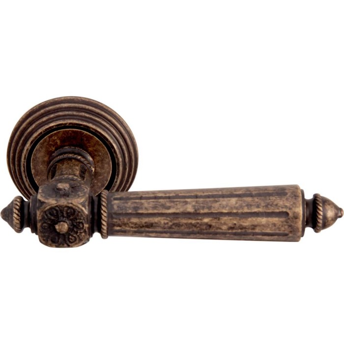 Дверная ручка на розетке Melodia 246 P Nike Античная бронза