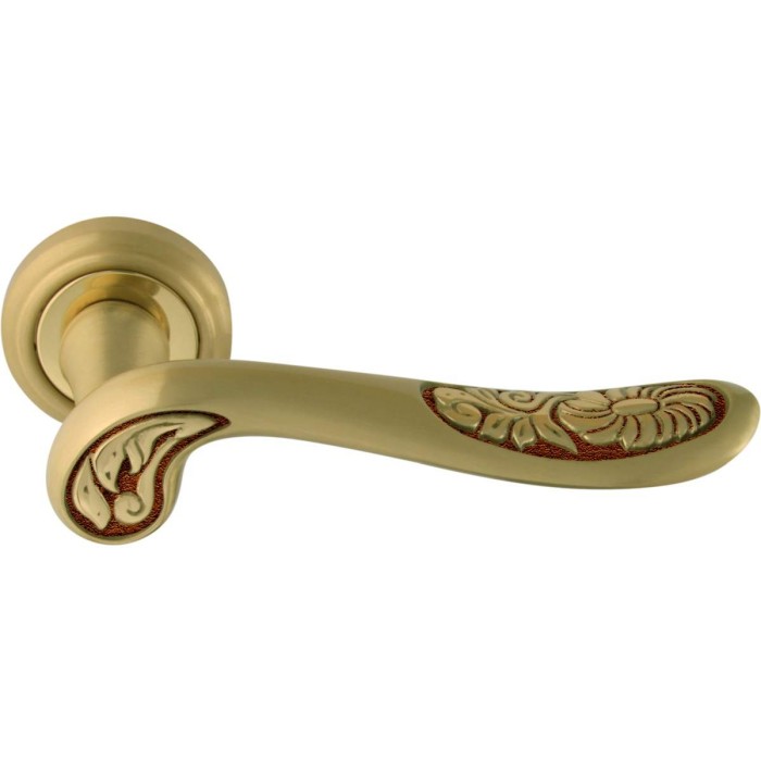 Дверная ручка на розетке Melodia 285V Daisy Французское золото
