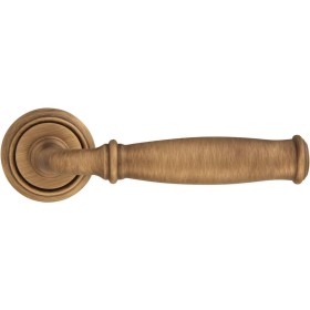Дверная ручка на розетке 266 Isabel бронза матовая