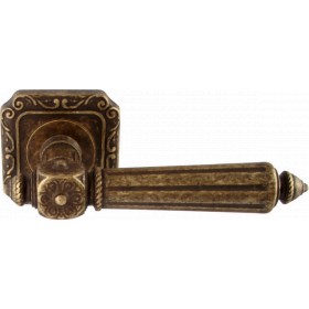 Дверная ручка на розетке 246 Nike Q Античная бронза