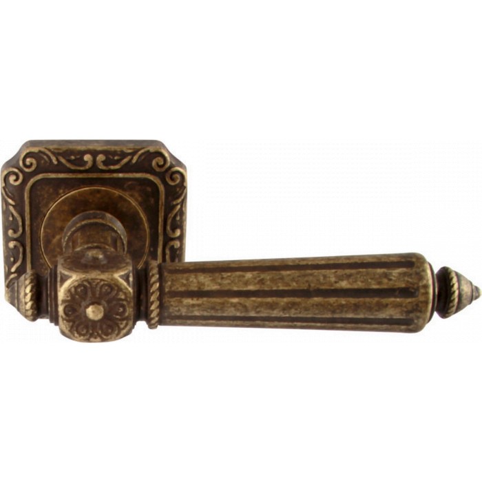 Дверная ручка на розетке Melodia 246 Nike Q Античная бронза
