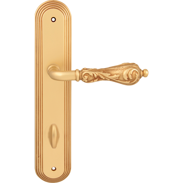 Дверная ручка на планке Melodia 229 WC/P 235 Libra золото французское