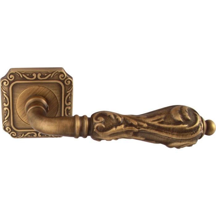 Дверная ручка на розетке Melodia 229 Q Libra Матовая бронза