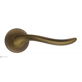 Дверная ручка на круглом основании Fratelli Cattini MAYA 7-BY матовая бронза
