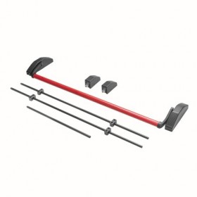 Ручка-штанга нажимная с тягами Apecs Actual PB-1700C-Panic-BL/Red Ручка-штанга нажимная с тягами Apecs Actual PB-1700C-Panic-BL/Red