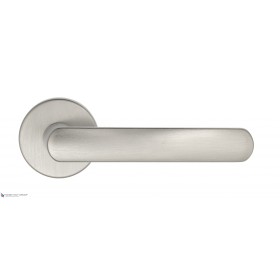 Дверная ручка на круглом основании Fratelli Cattini NEVADA 7-CS матовый хром