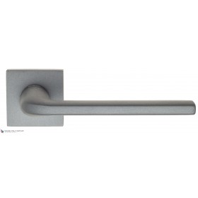 Дверная ручка на квадратном основании Fratelli Cattini LINEA 8-GA антрацит серый