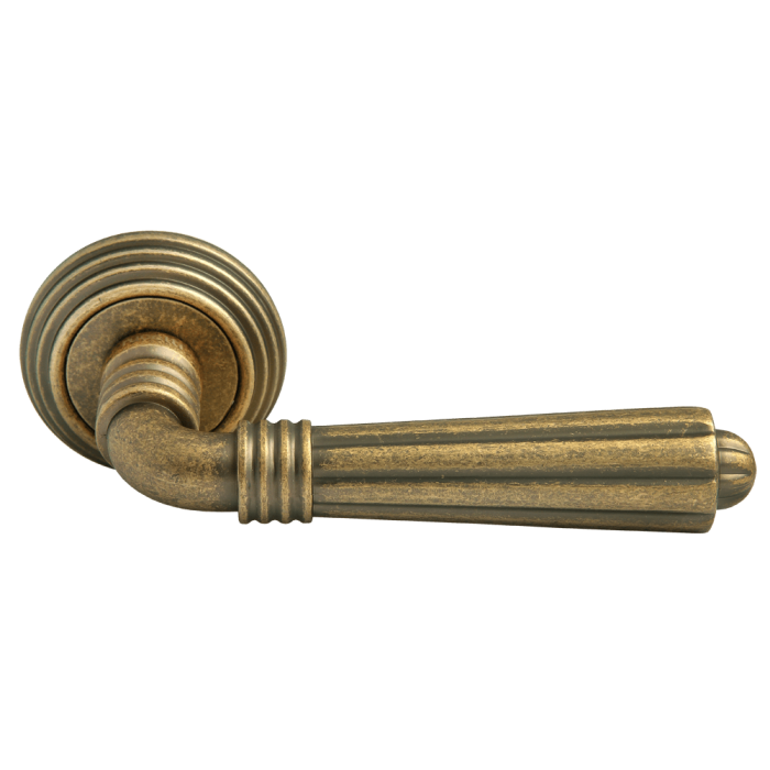 Дверные ручки Rucetti RAP-CLASSIC-L 5 OMB Cтарая античная бронза