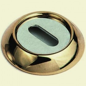 Накладка круглая под флажковый ключ SILLUR OB S.GOLD золото матовое