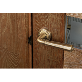 Дверная ручка на розетке Melodia 424V Denver Матовая бронза