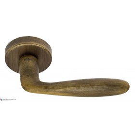 Дверная ручка на круглом основании Fratelli Cattini DROP 7-BY матовая бронза