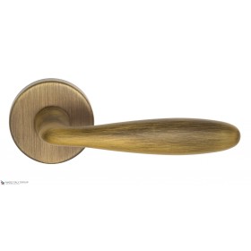 Дверная ручка на круглом основании Fratelli Cattini DROP 7-BY матовая бронза